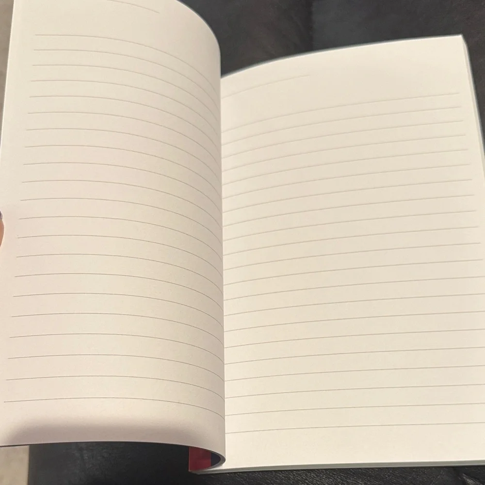 Self-Reflection Journal Book AND Blank Lined Notebook. “Good & Evil” LOL